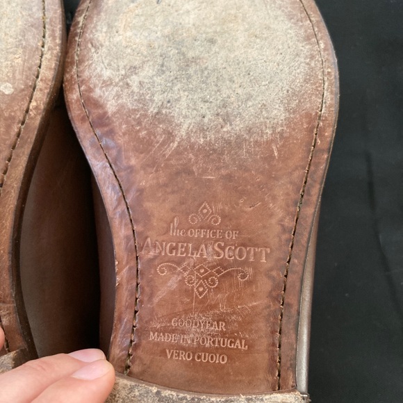 The Office of Angela Scott Mr. Evans Wingtip Walnut Brown - Picture 4 of 8